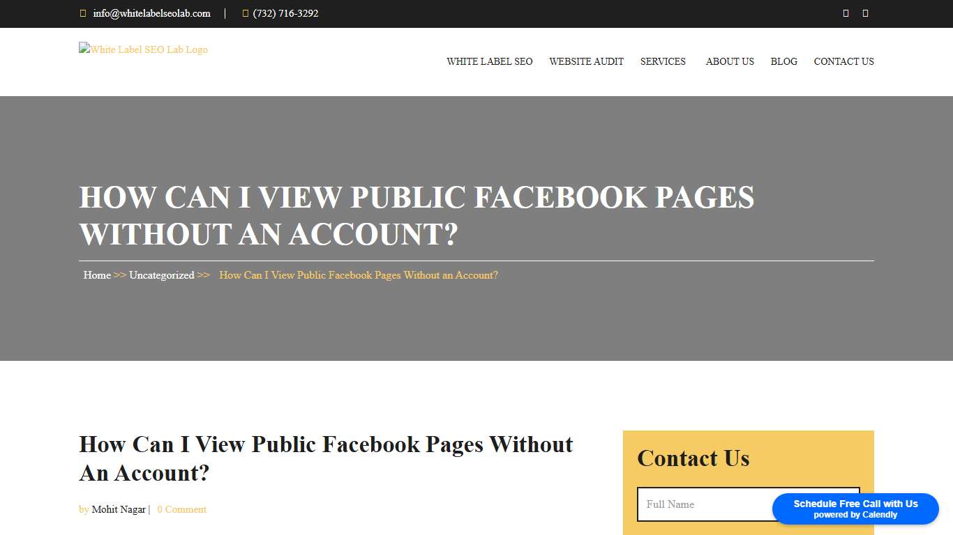 » How Can I View Public Facebook Pages Without an Account?